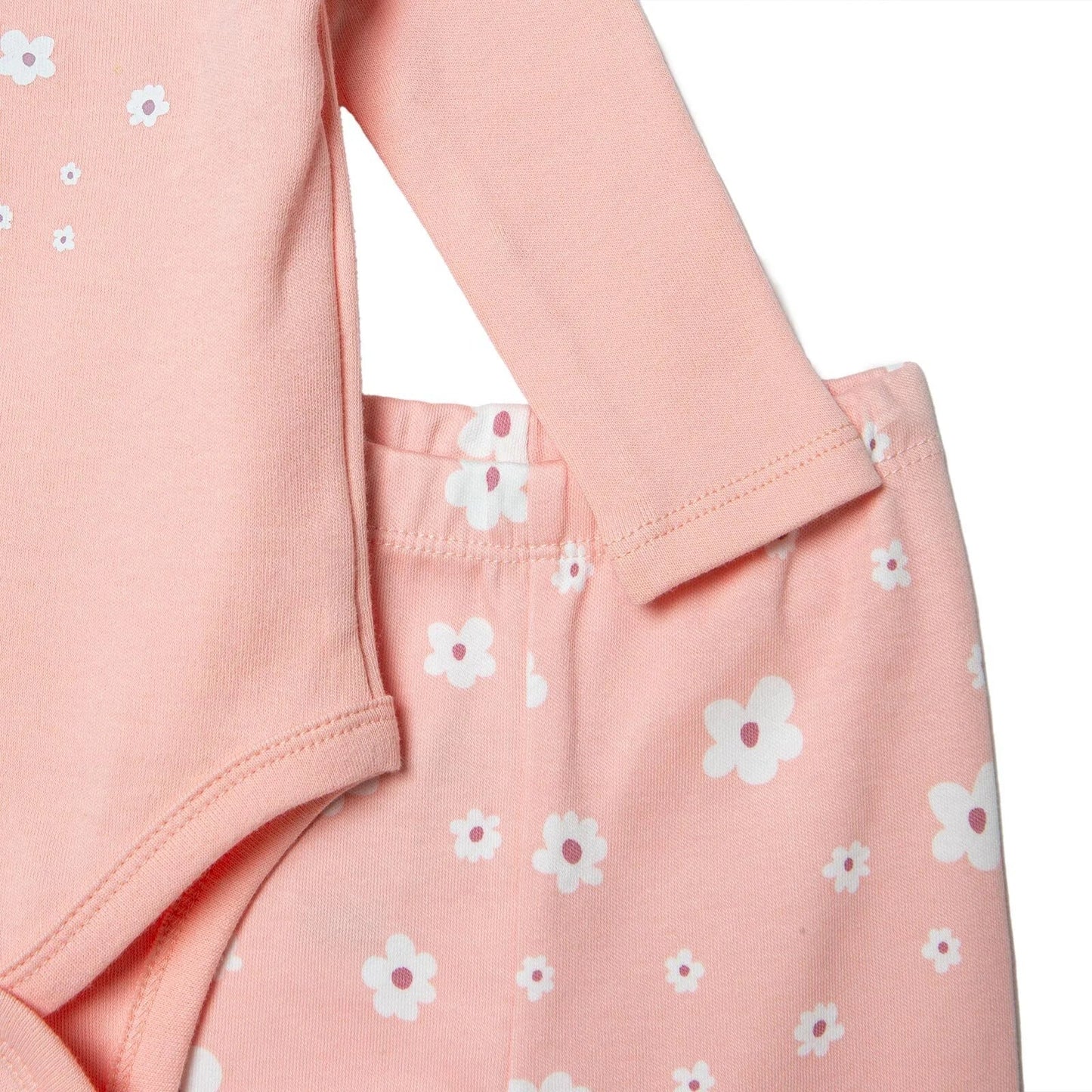 HelloBaby Newborn Body-Footed Bottom - Pink