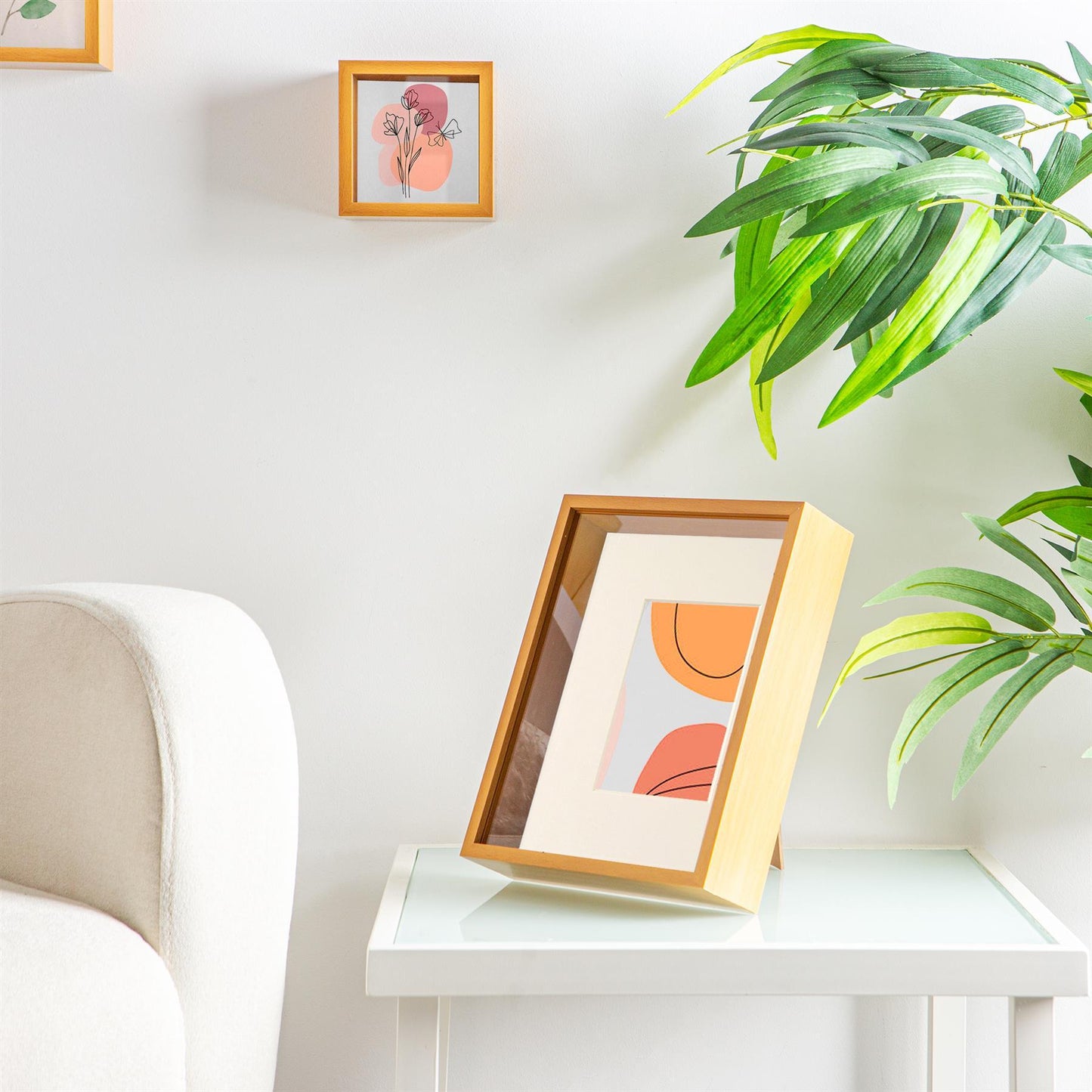 8" x 10" 3D Deep Box Photo Frame with 4" x 6" Mount