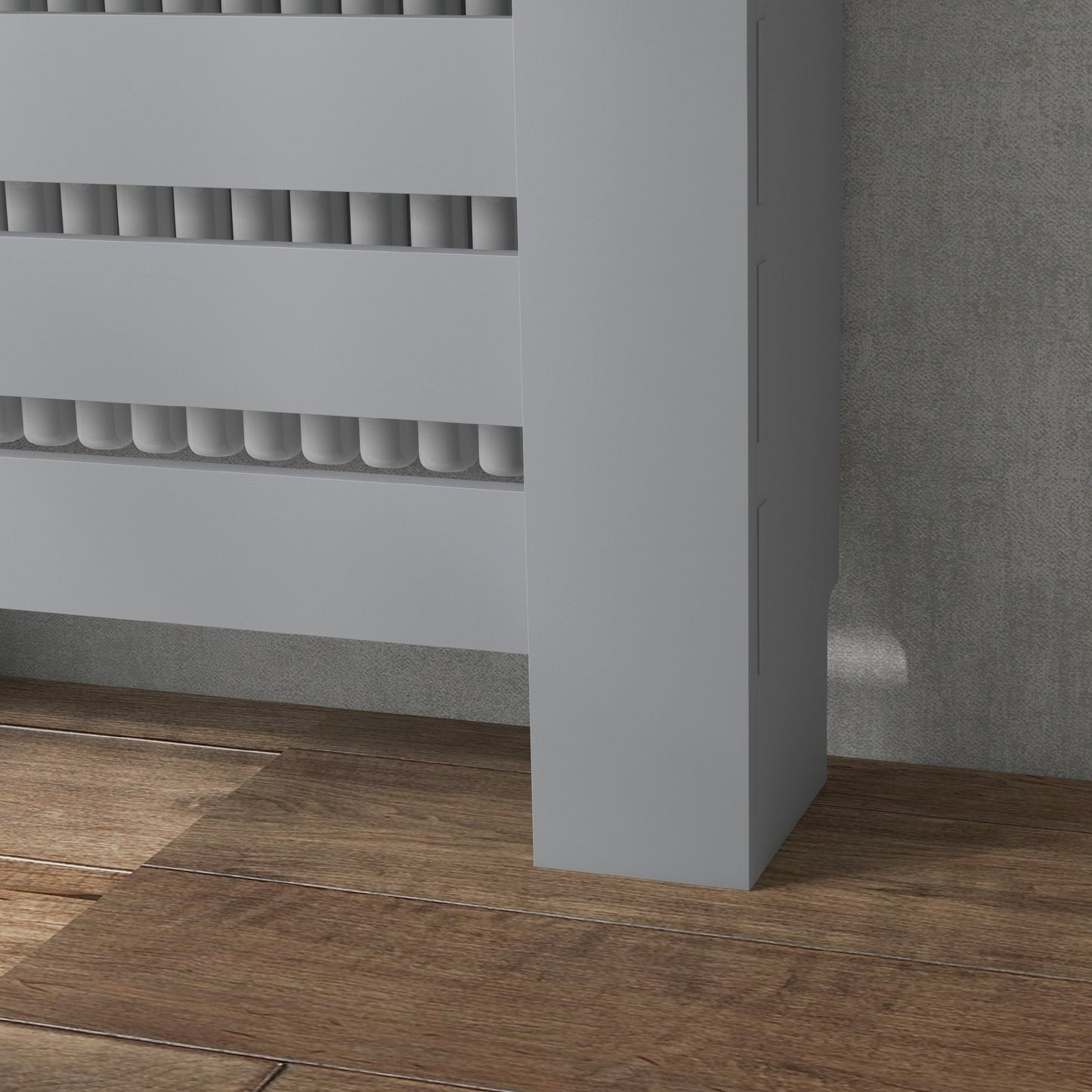 HOMCOM Radiator Cover with Drawer, Horizontal Slat, 78cm