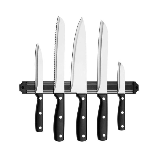 5Pc Knife Set With Magnetic Bar And Holder | Corisco