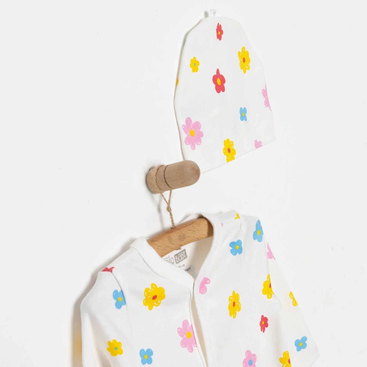 HelloBaby Girl Jumpsuit & Hat - Yellow