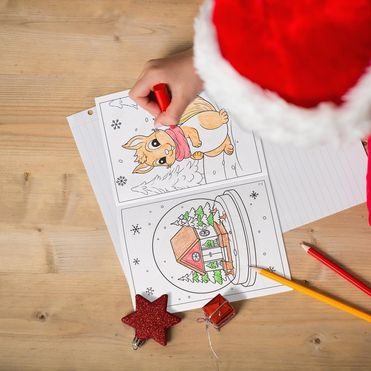 90shine 72PCS Winter Coloring Books for Kids – Party Favors & Gifts