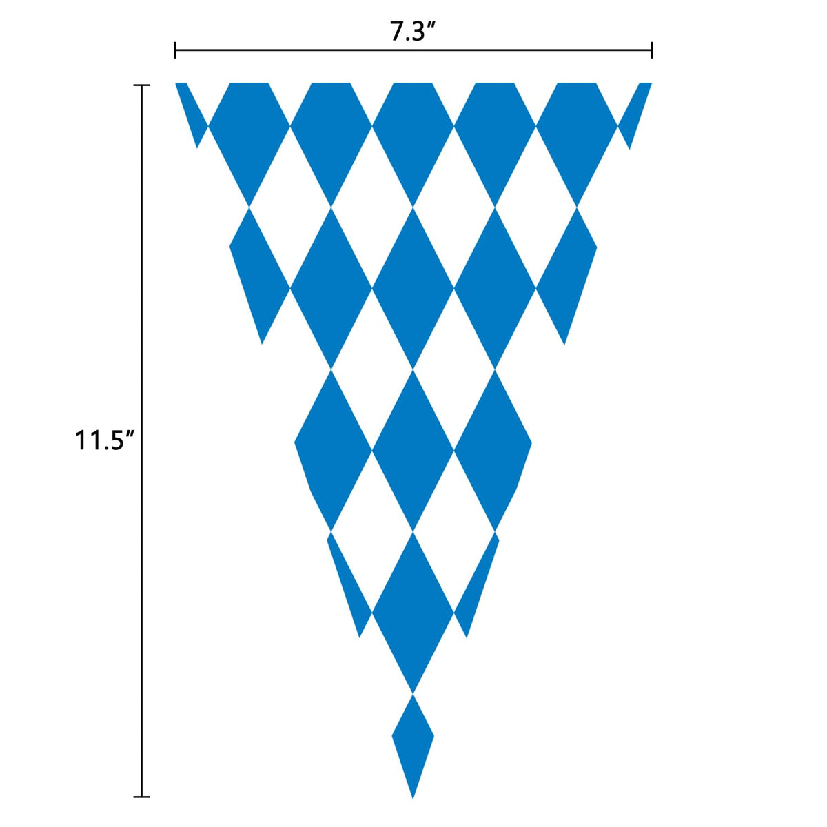 90shine 230ft Oktoberfest Bavarian Pennant Banner | Double-Sided Flags for German Party Decor
