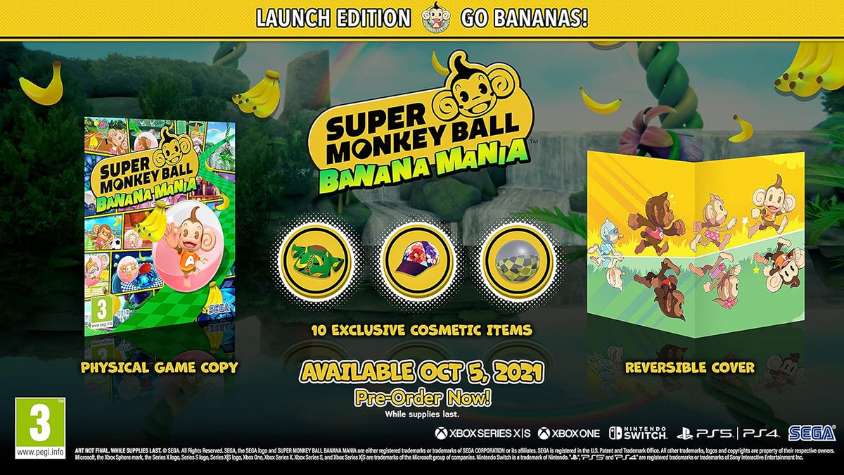 Super Monkey Ball Banana Mania Launch Edition - PlayStation 5