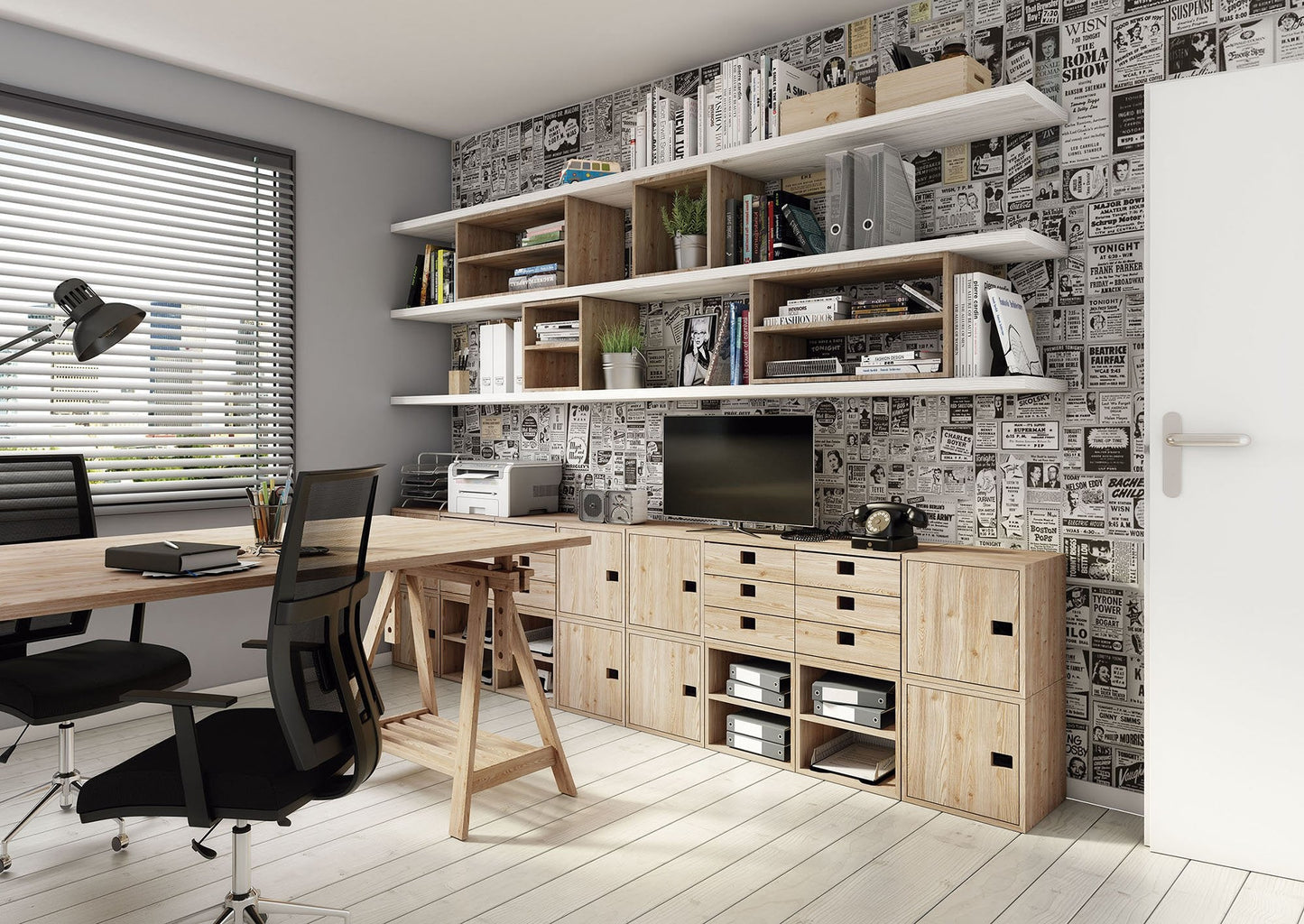 ASTIGARRAGA KIT LINE DMC300 Dinamic 3 Cube Modular Shelf, 175x76.7x43 cm