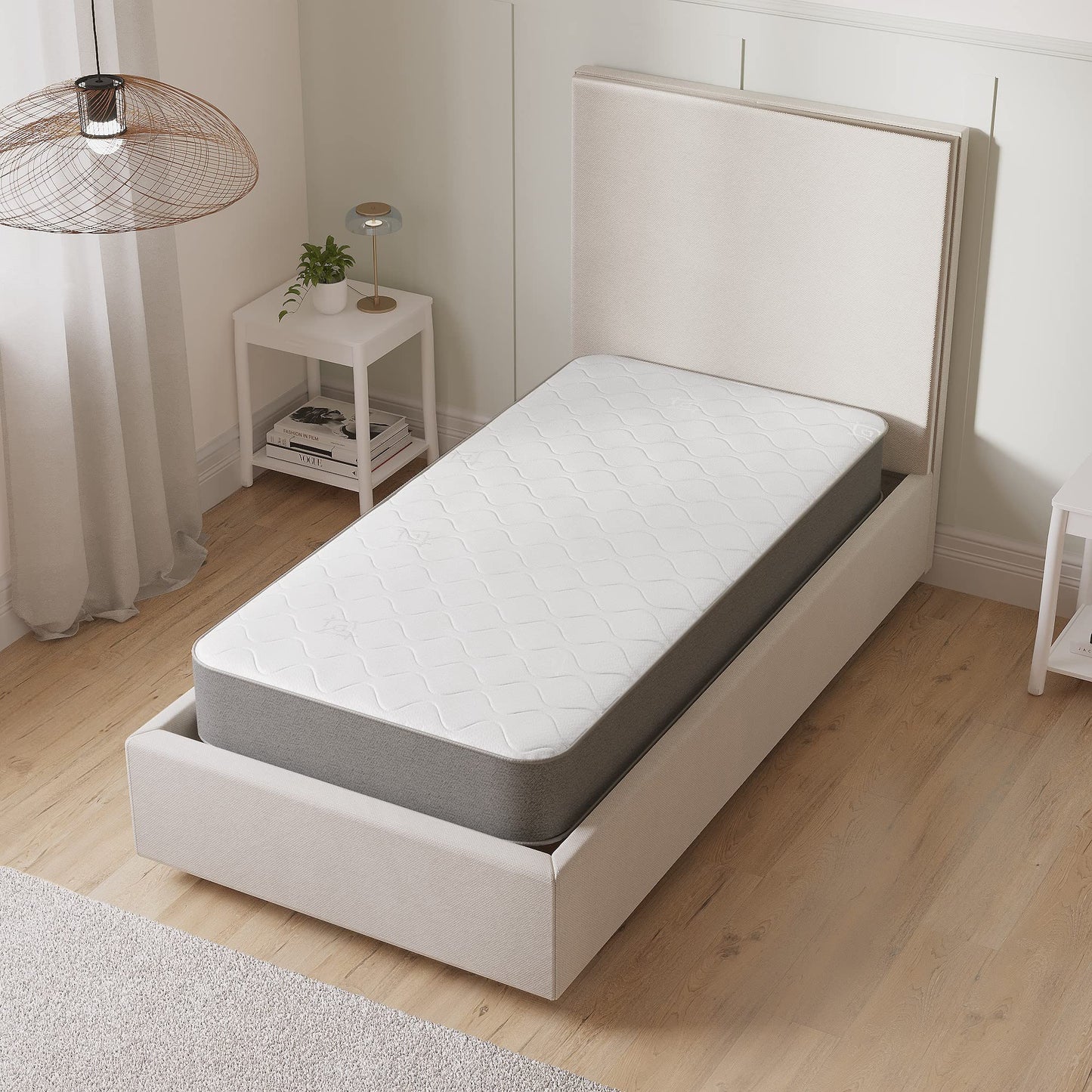 Starlight Beds CoolTouch Classic Grey Sprung Shorty Mattress