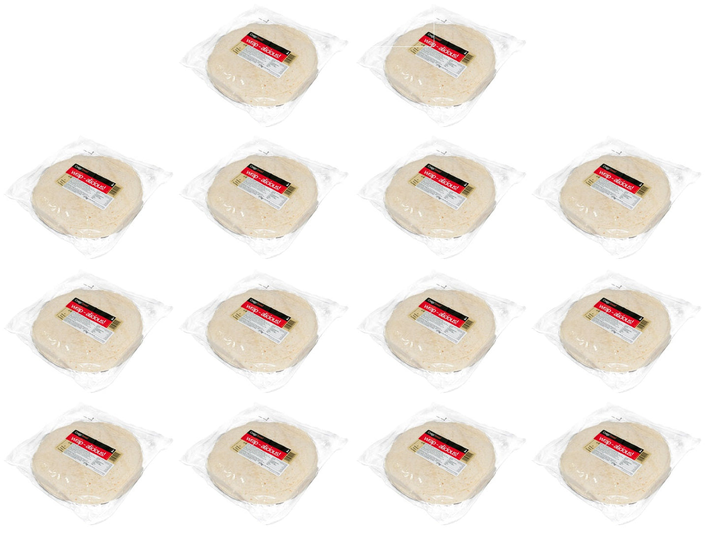 14 x Craigs Plain Tortilla Wraps 6
