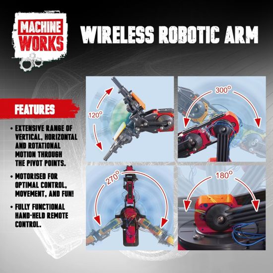 Machine Works Wireless Robotic Arm