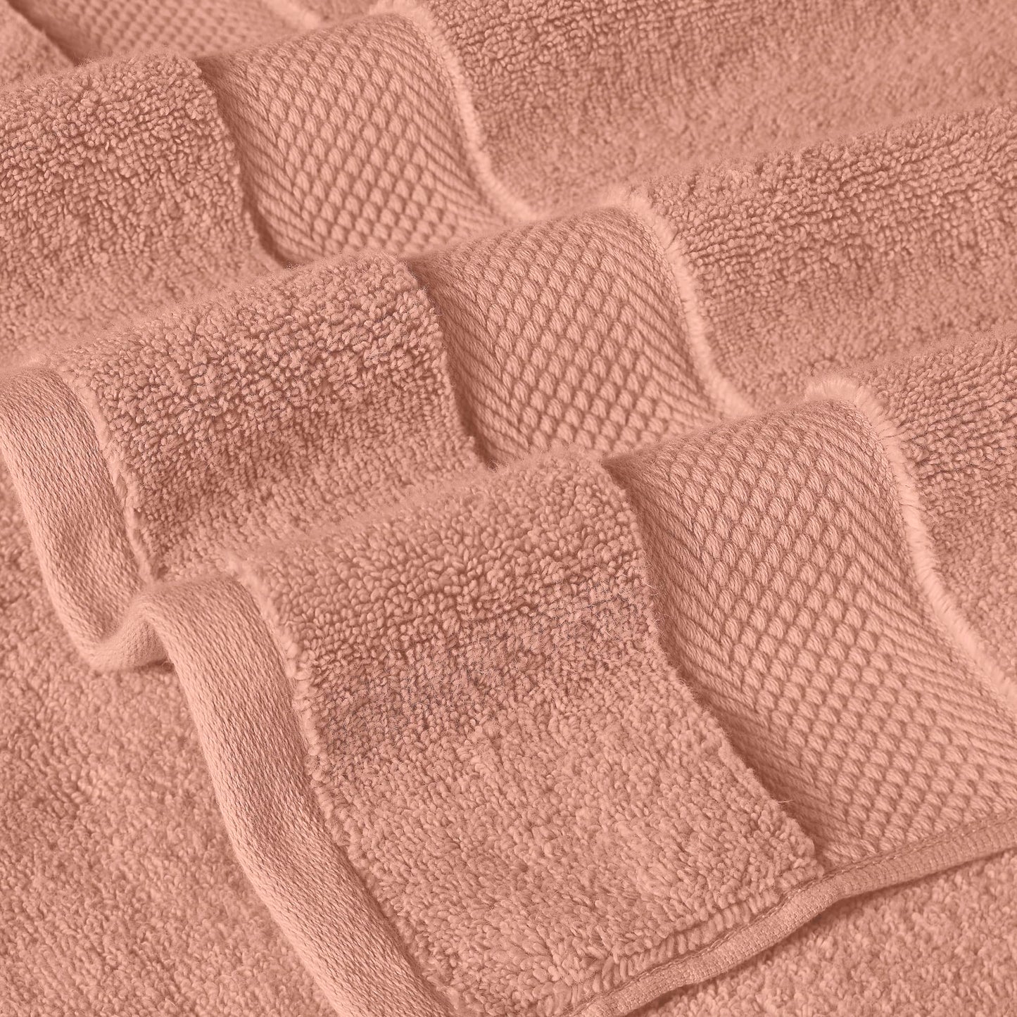 Modern Threads Luxury 6-Piece Quick-Dry Towel Set – Plush & Ultra-Absorbent for Spa-Like Experience, Clay
