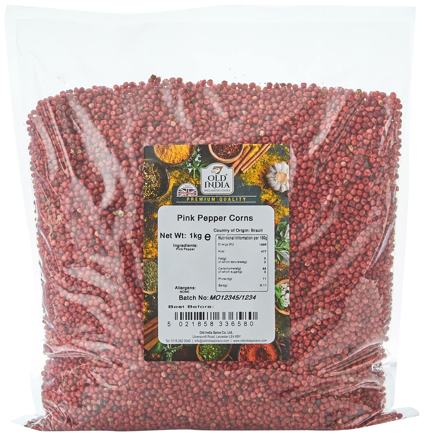 Old India Pink Pepper Corns 1 Kg