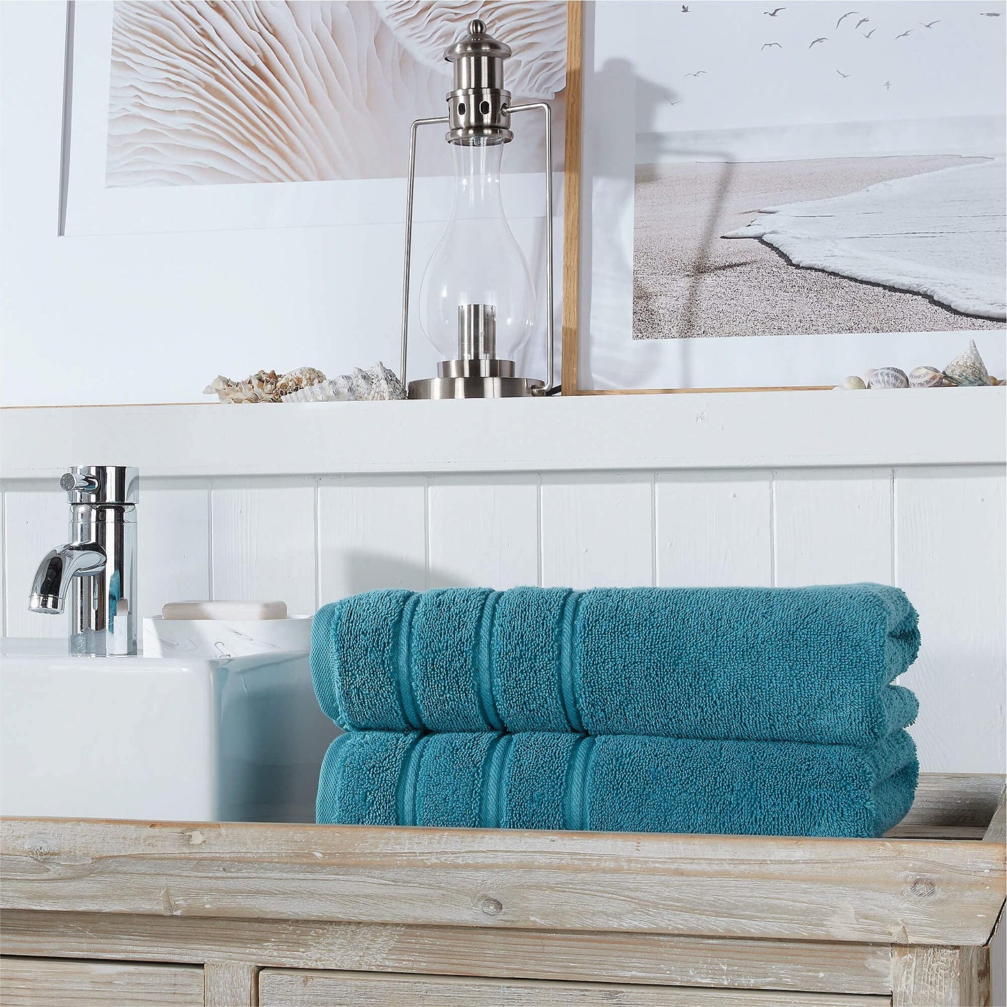 Christy Antalya Bath Sheets Set | 6 Piece | 100% Turkish Cotton | 600GSM | Soft Plush Luxury Towel Set | 2 Bath Sheets 2 Hand Towels 2 Face Cloths