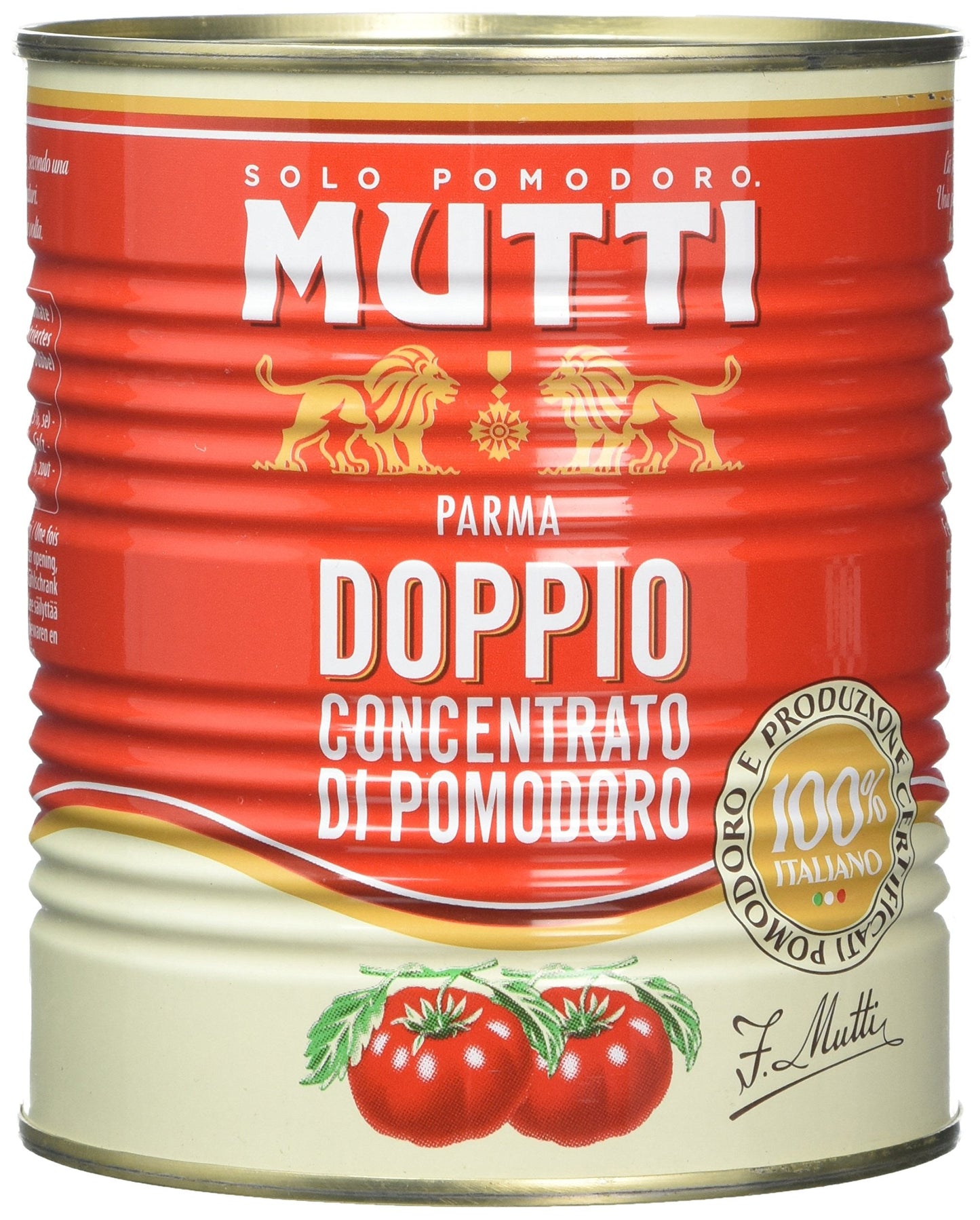 Mutti ? Double Concentrate Tomato Puree, Tomato Concentrate, 880g, (Pack of 6)
