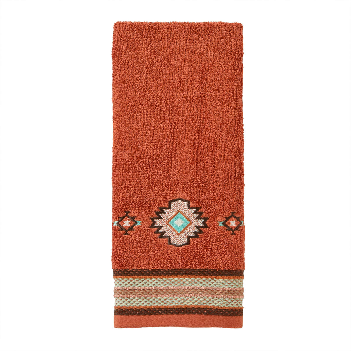 SKL Home Hand Towel, Cotton, Rust, 15x26