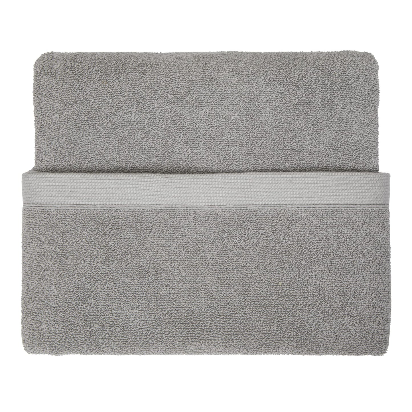 Drift Home Grey Bathroom Towel (50 x 90cm) - Soft & Absorbent - 600GSM Premium Towel - Sustainable Cotton (BCI) - Recycled Bottles