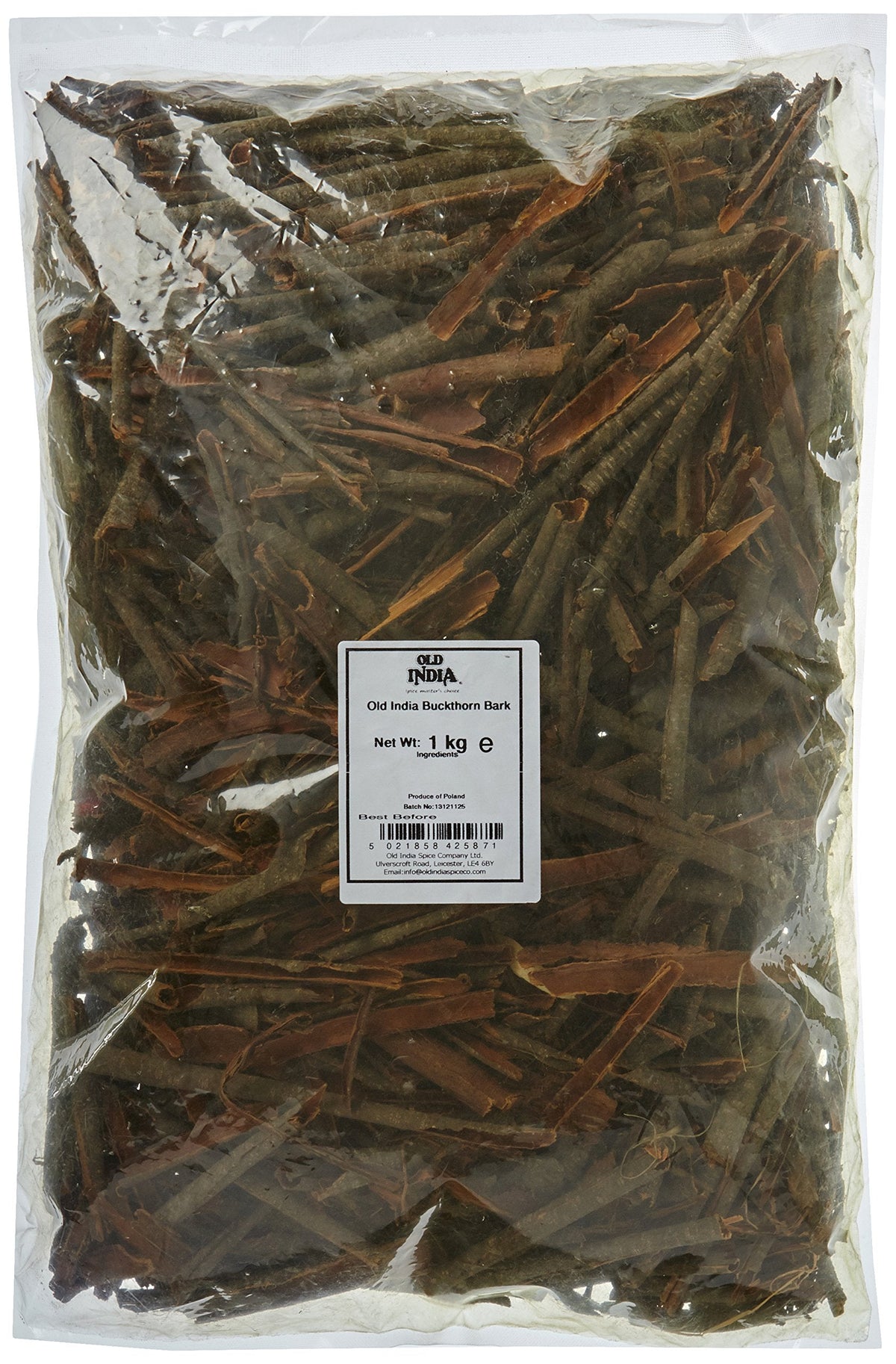 Old India Buckthorn Bark 1 Kg