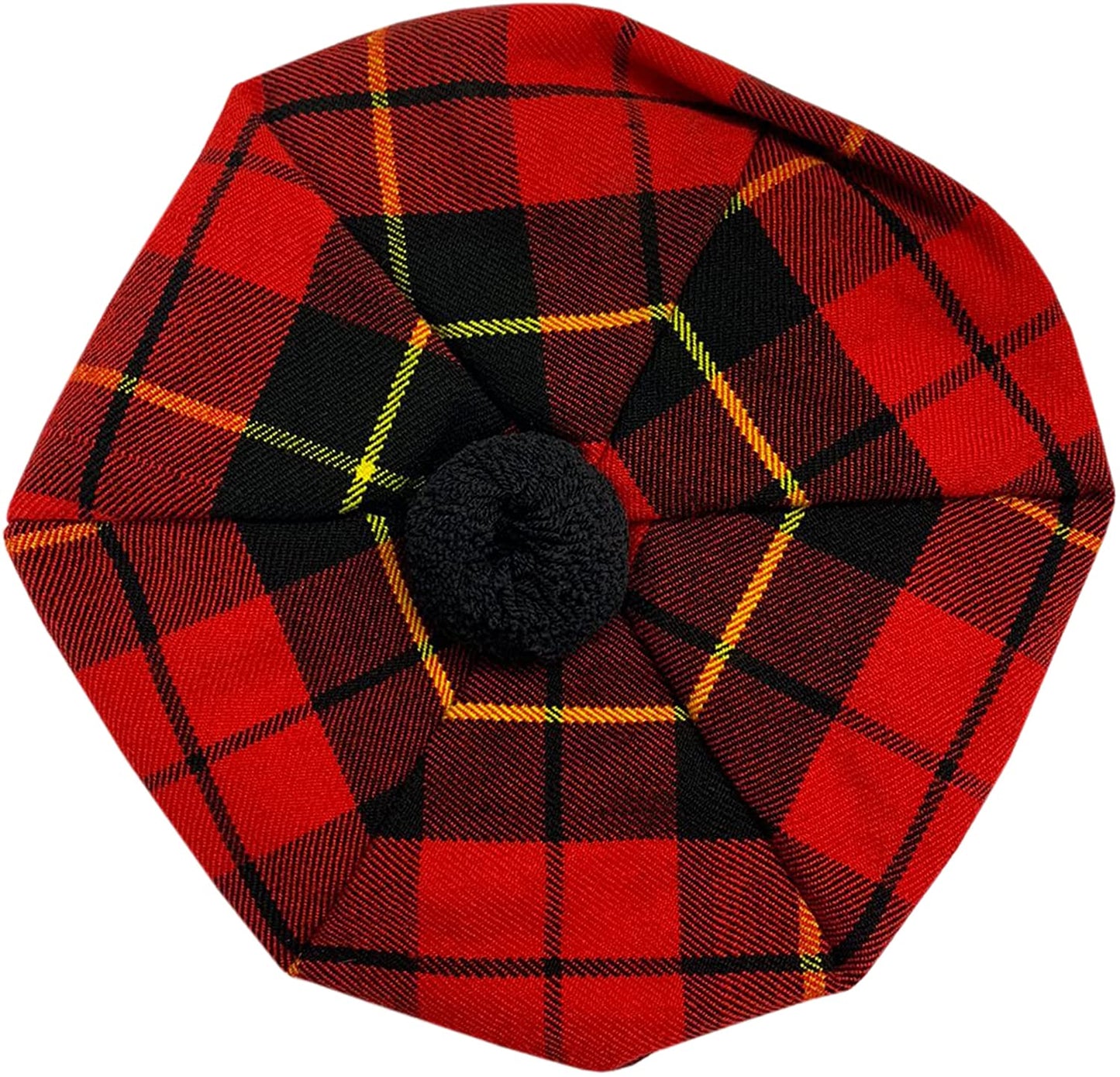 Scottish Highland Kilt Wool Tammy Hat Tam O' Shanter