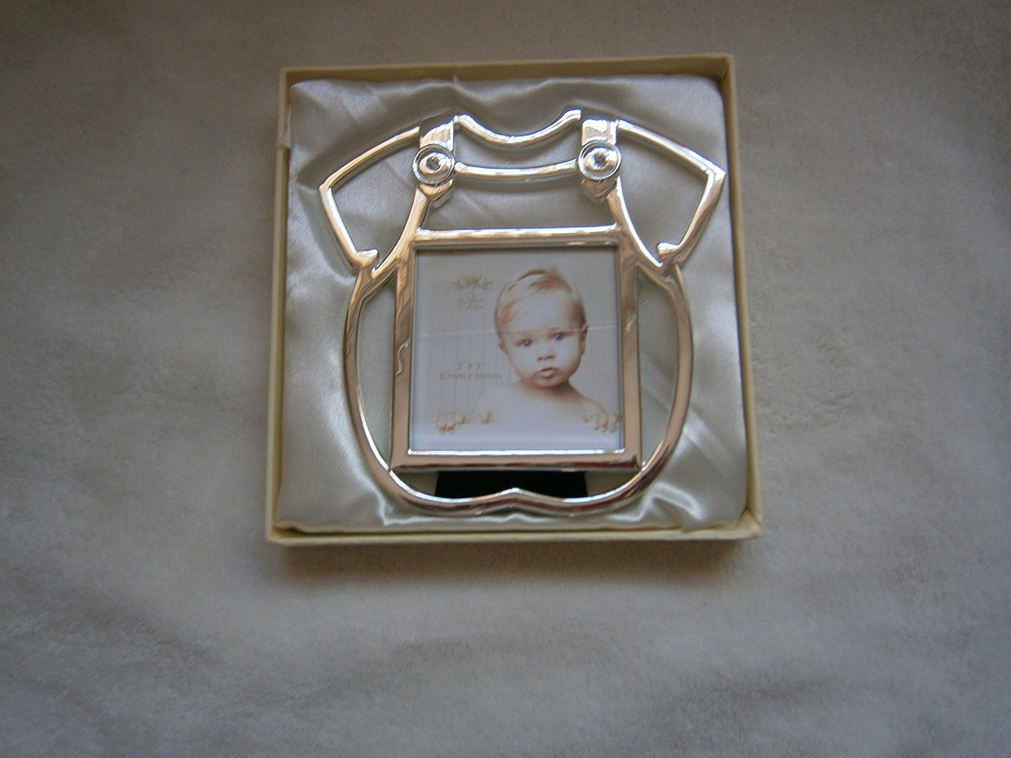 baby my frame silver plated 3x3 novelty design