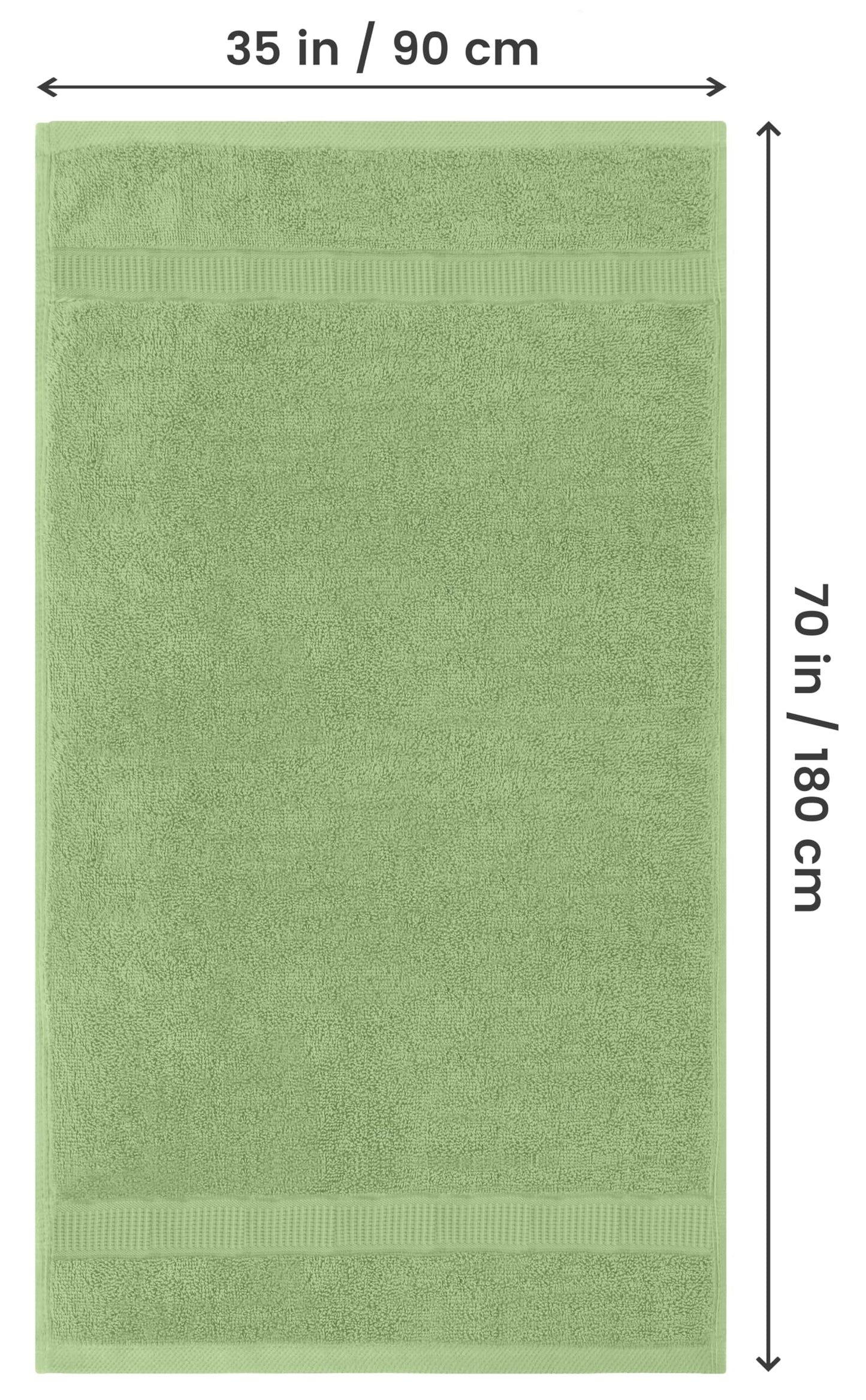 Utopia Towels - Premium Jumbo Bath Sheet (90 x 180 cm, 2 Pack) - 100% Ring Spun Cotton Highly Absorbent and Quick Dry Extra Large Bath Sheet