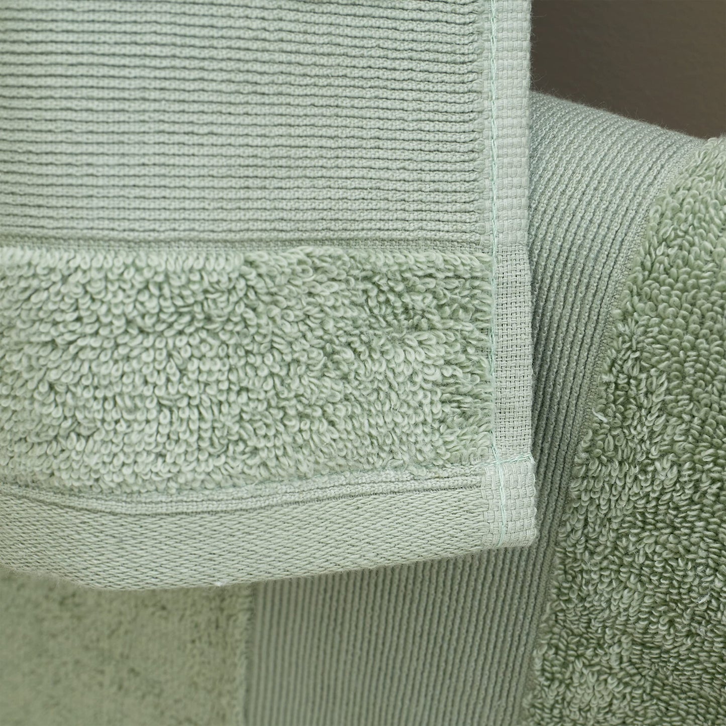Catherine Lansfield Anti Bacterial Soft & Absorbent Cotton Bath Towel Sage Green