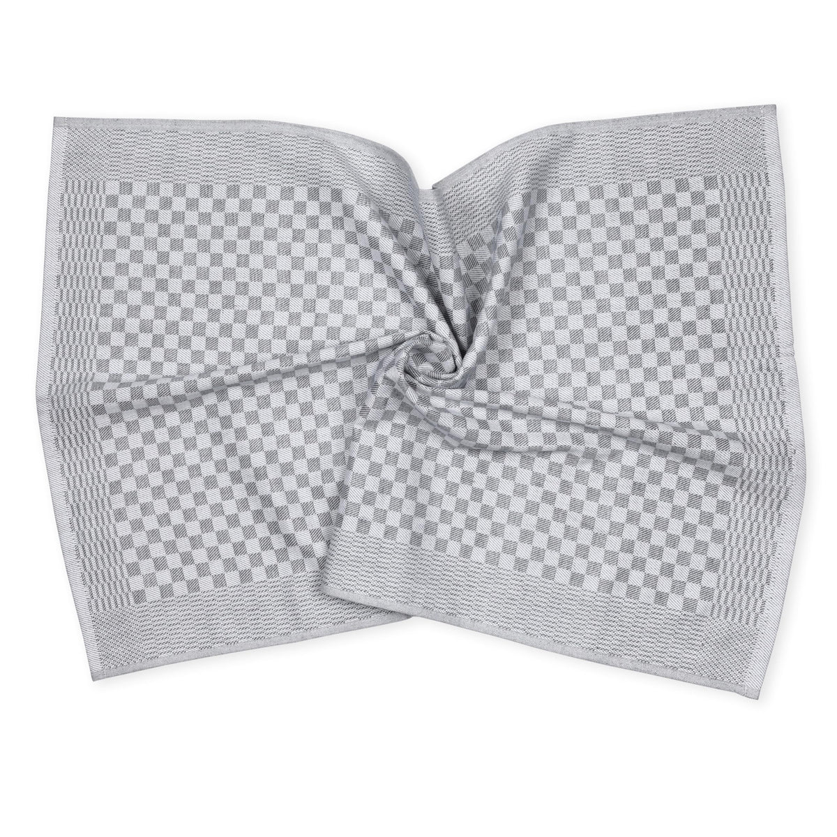 Vaily Premium Tea Towels Pack of 10 - Dry Towels Made of 100% Cotton Super Absorbent - Oeko-Tex Certified - 70 x 45 cm Grey