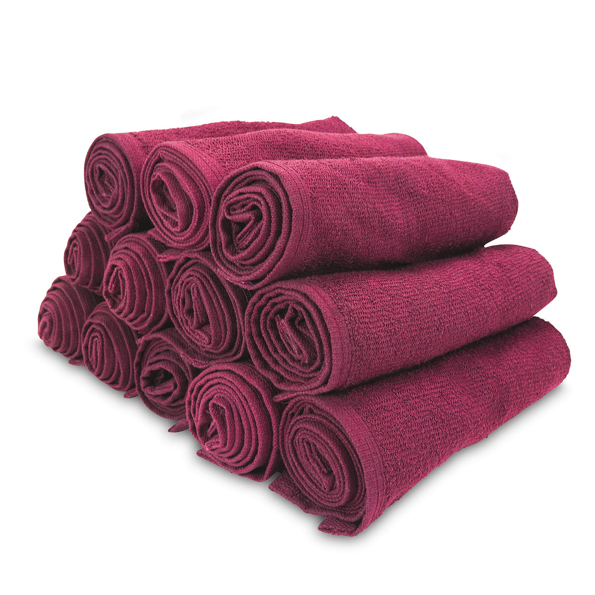 Arkwright Bleach Safe Sr. Salon Towels - (Pack of 12) 100% Ring Spun Cotton Super Soft, Lightweight, Quick Dry, Absorbent Hand Towel for Hotel, Spa,