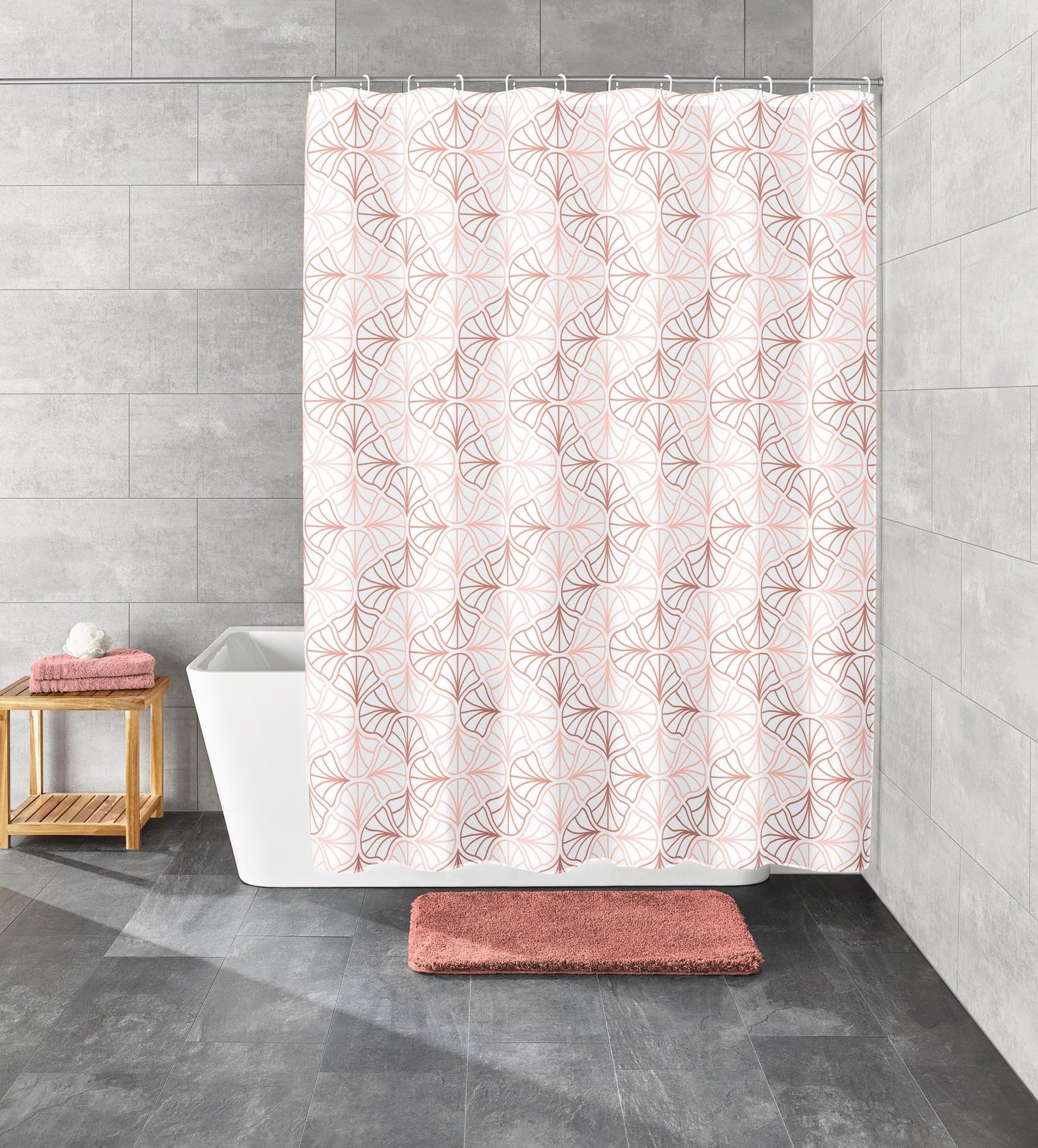 Kleine Wolke Bloom Shower Curtain 180 x 200 cm Pearl