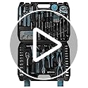 Sundpey Home Tool Kit 281-PCs - Protable Complete Basic Hand Repair General Tool Sets for Men Women - Tool Set with Socket Wrench Set & Screwdriver Set & Metric Hex Key & Pliers & Tool Box Case