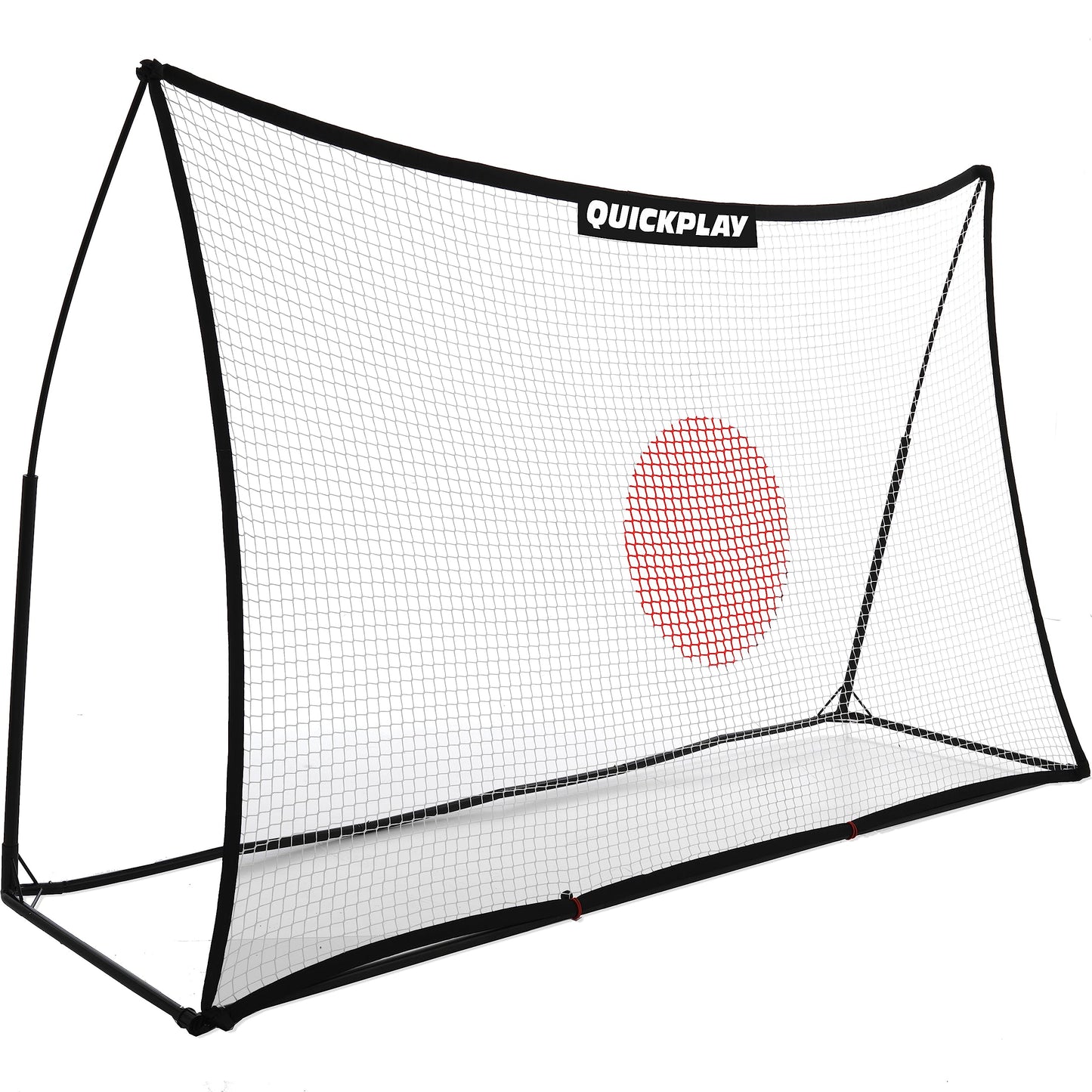 QUICKPLAY SPOT Football Rebounder Net 8x5ft | Multi-Sport Ball Skills Trainer with eCOACH training app | Target Football Rebound Net for Ball Control