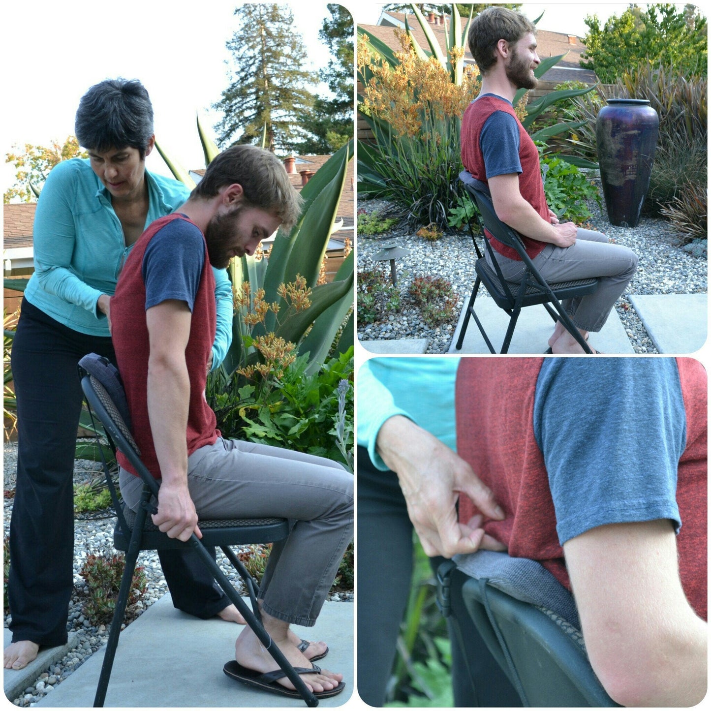 Gokhale Method Stretchsit Back Support Cushion