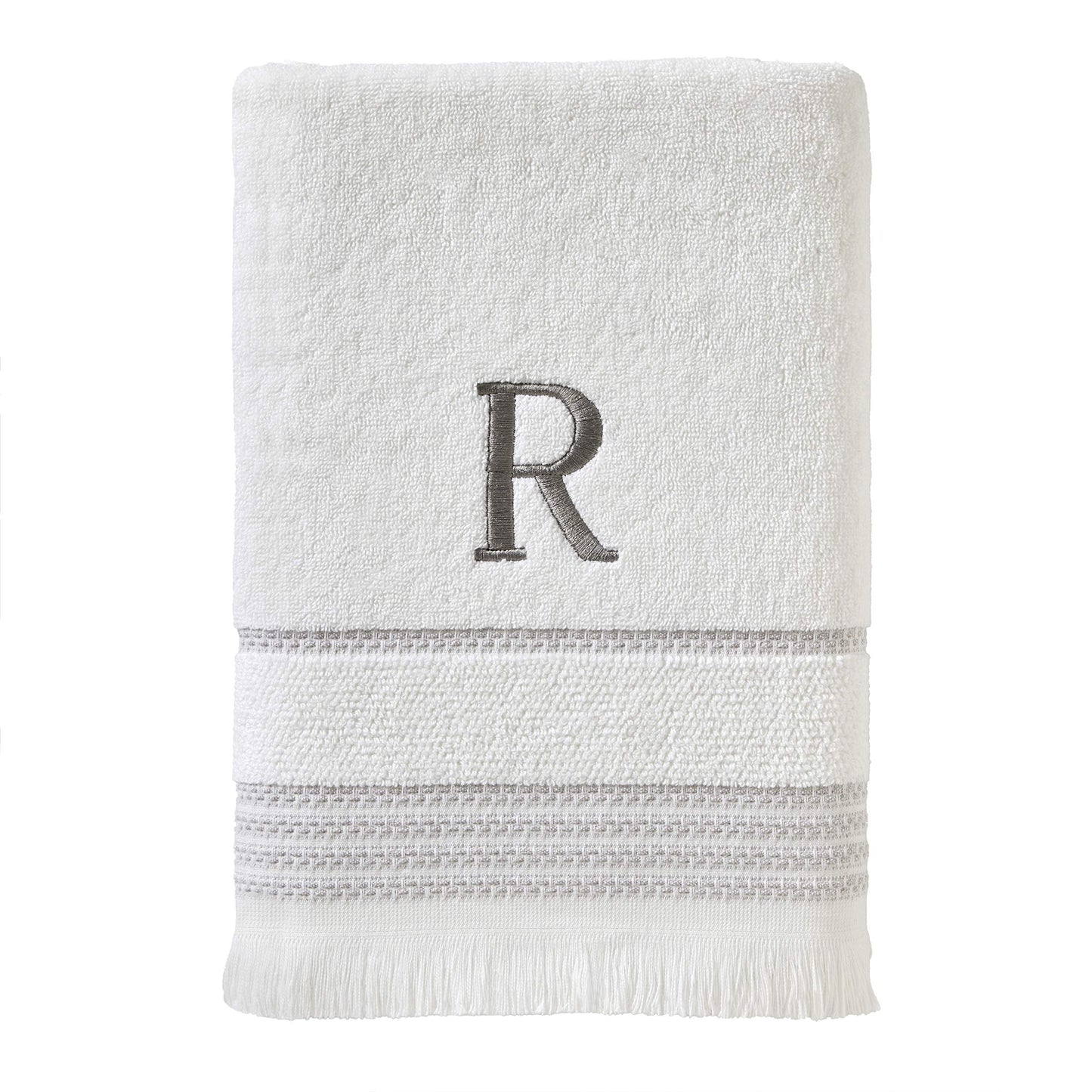 SKL Home Bath Towel, R, Cotton, White, 28x54