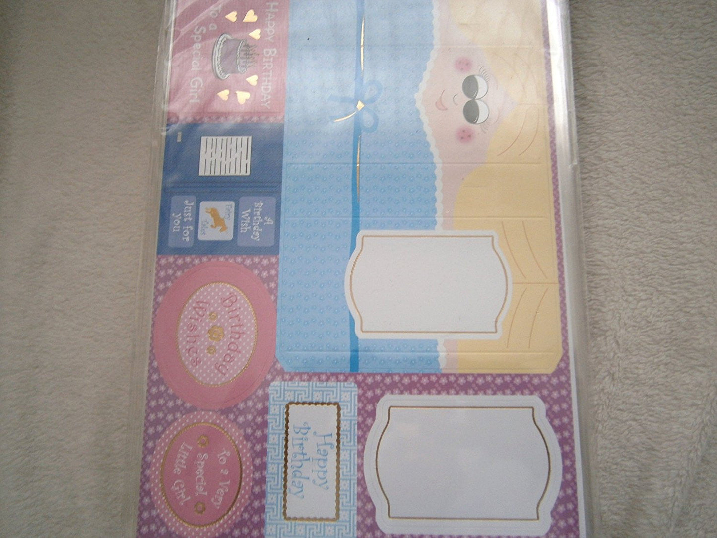 pop up people concept card - young lucy
