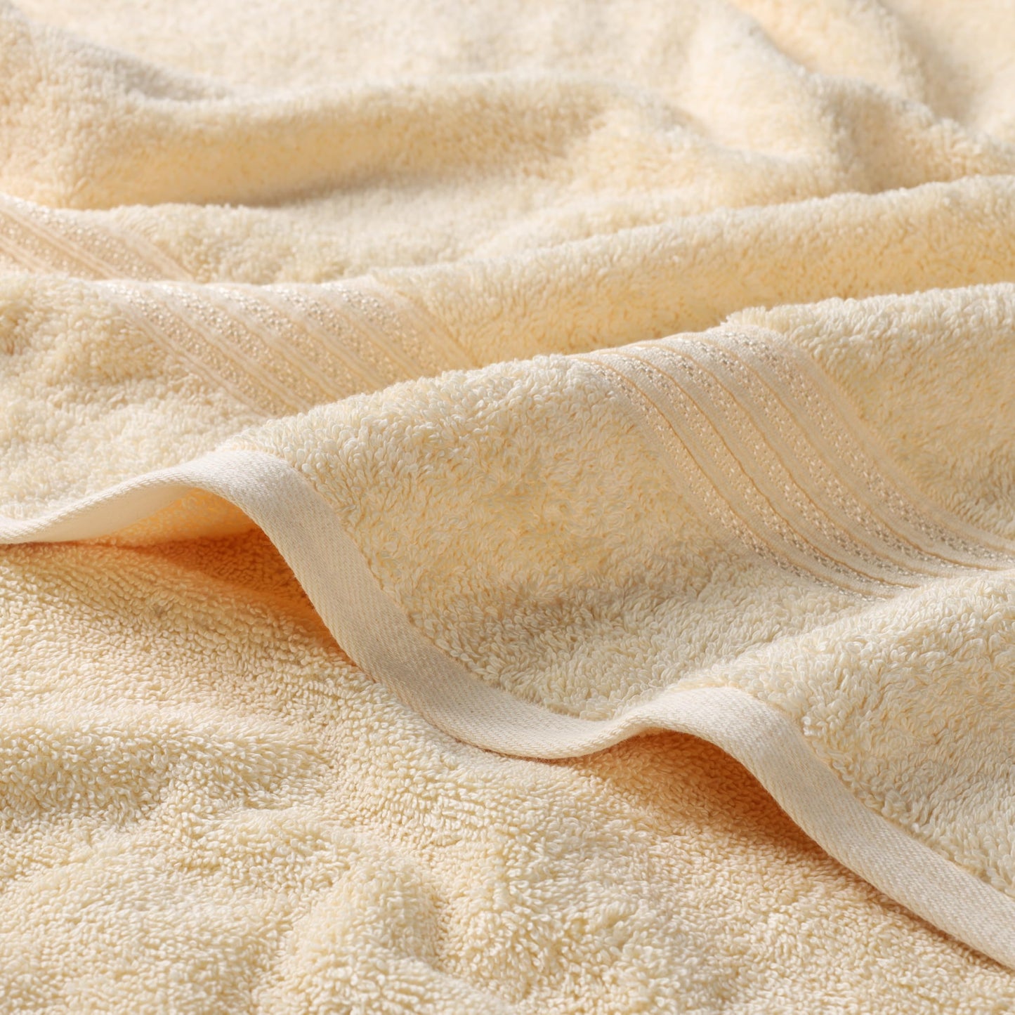 Home City, 100% Cotton, Towel Set, Canary - Towel