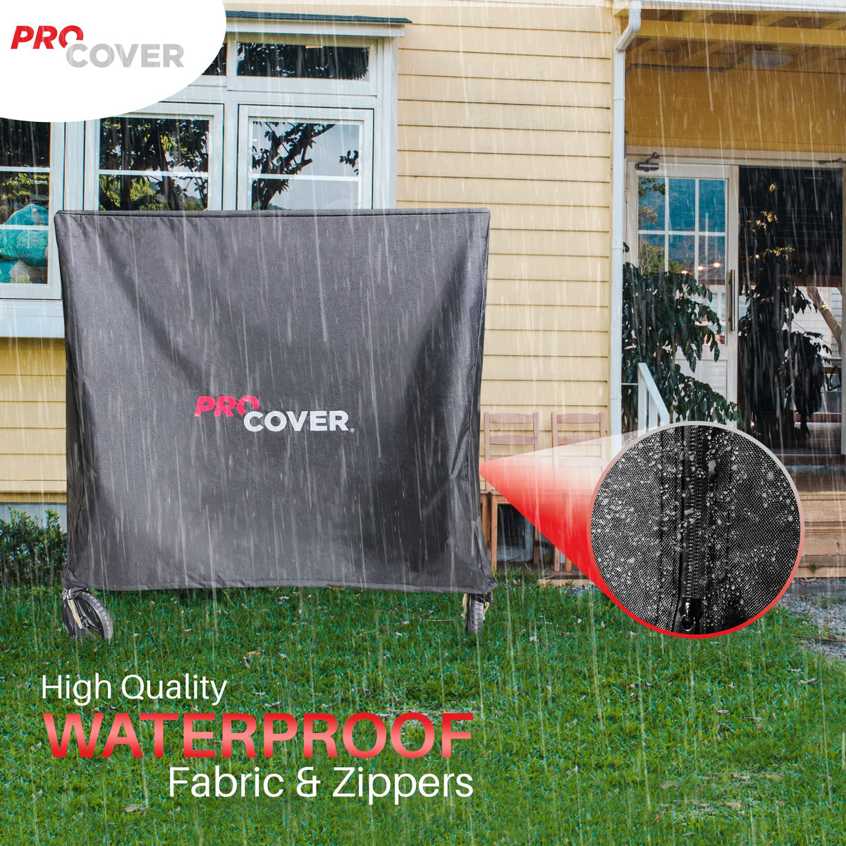 ProCover - Premium ping pong table cover. Professional quality. Ultra-resistant and waterproof. Universal table tennis cover