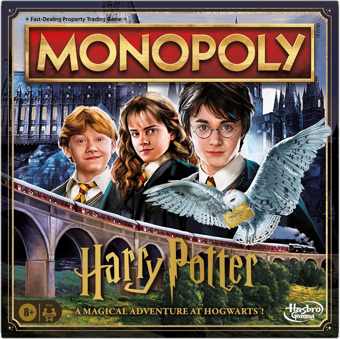Monopoly Harry Potter Edition Board Game, New but open, scruffy box