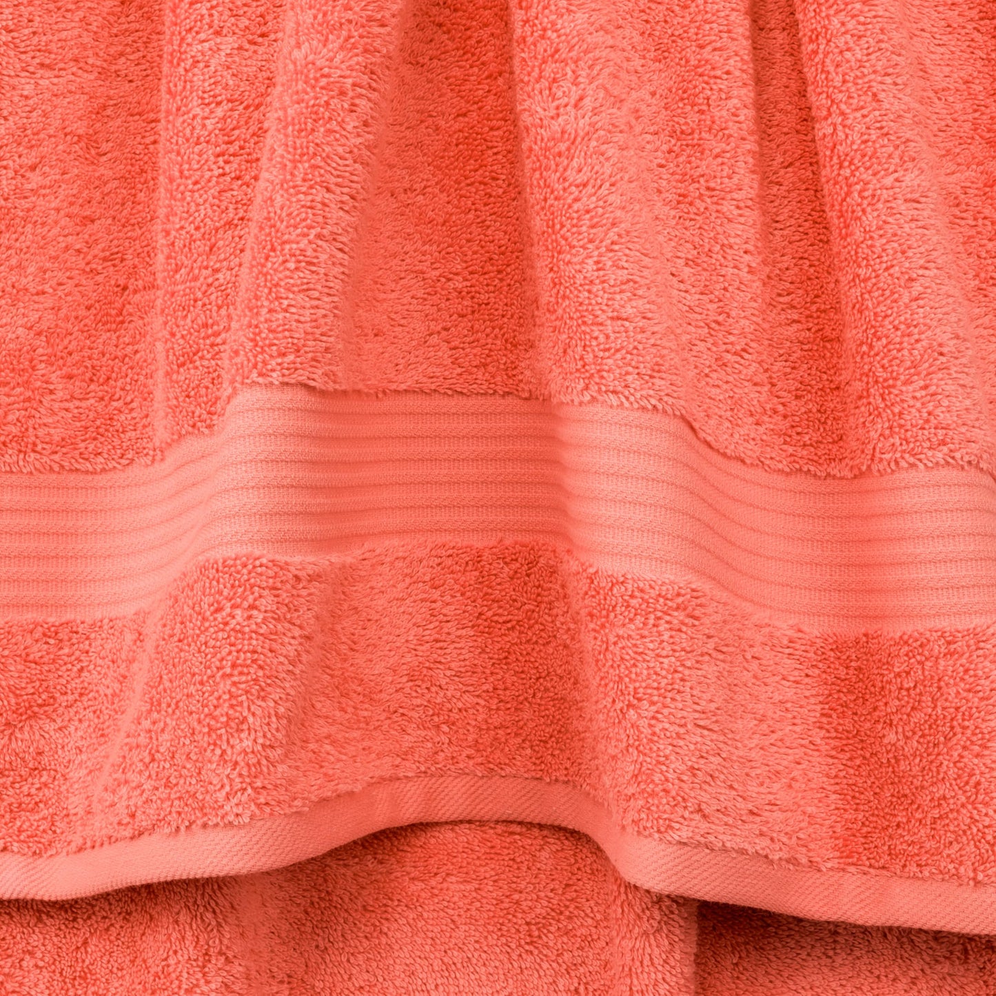 Cotton Paradise Hand Towels for Bathroom, 100% Cotton Turkish 4 Piece Hand Towel Set, Soft Absorbent Face Towels Clearance Set, Coral Hand Towels
