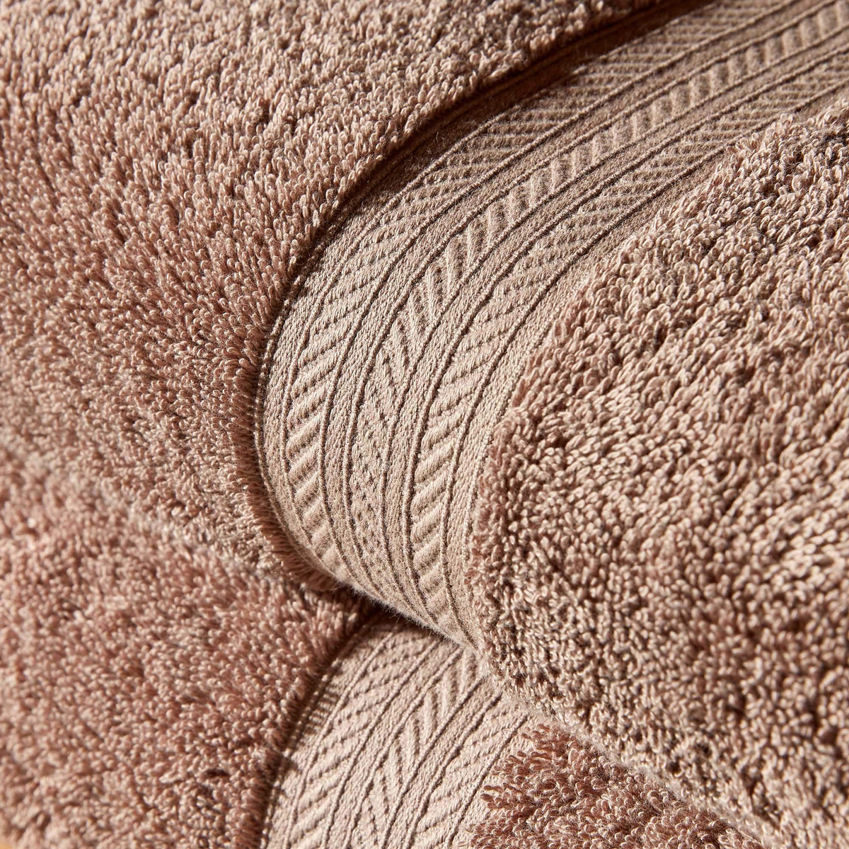 Christy Renaissance 2 Bath Towels Set | Mink Brown | 100% Egyptian Cotton Pile | Luxuriously Soft and Super Absorbent | 675 GSM