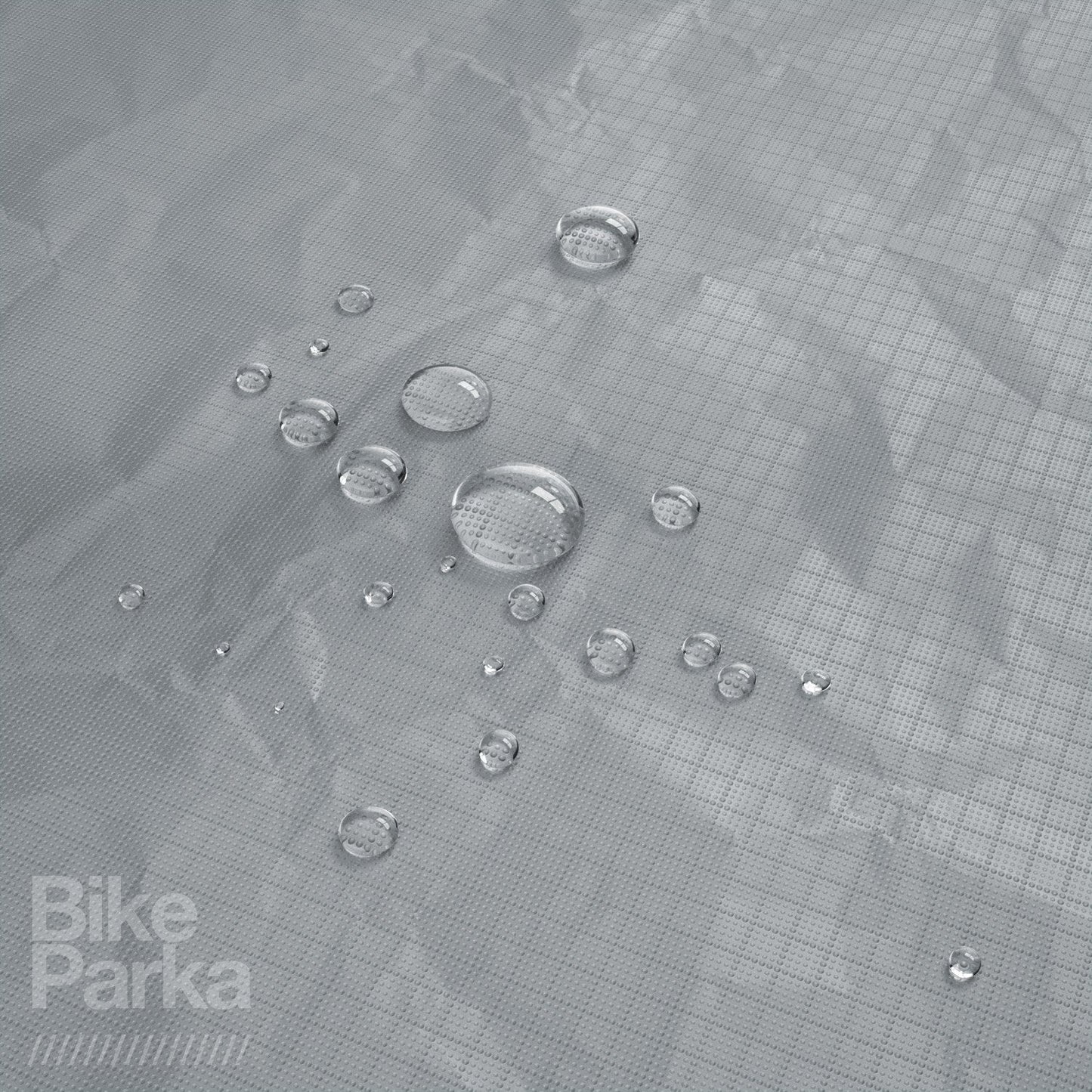 BikeParka STASH Waterproof Bicycle Cover - PAVEMENT Grey