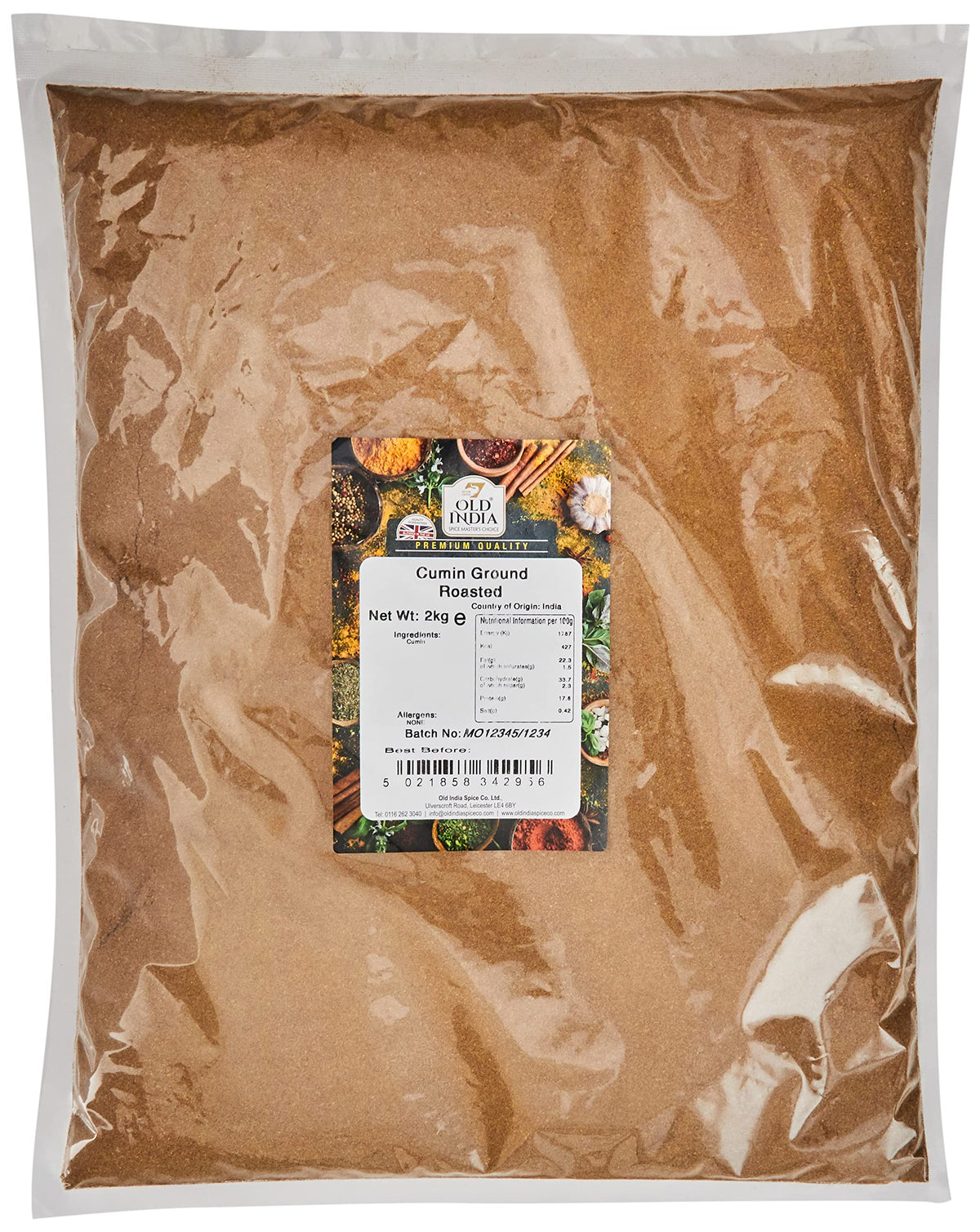 Old India Cumin Ground Roasted 2kg