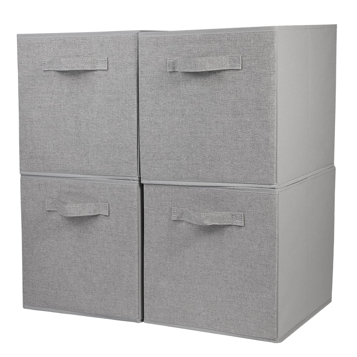 JAKAGO Foldable Storage Cubes 4 Pack, 30 x 30 x 30 cm
