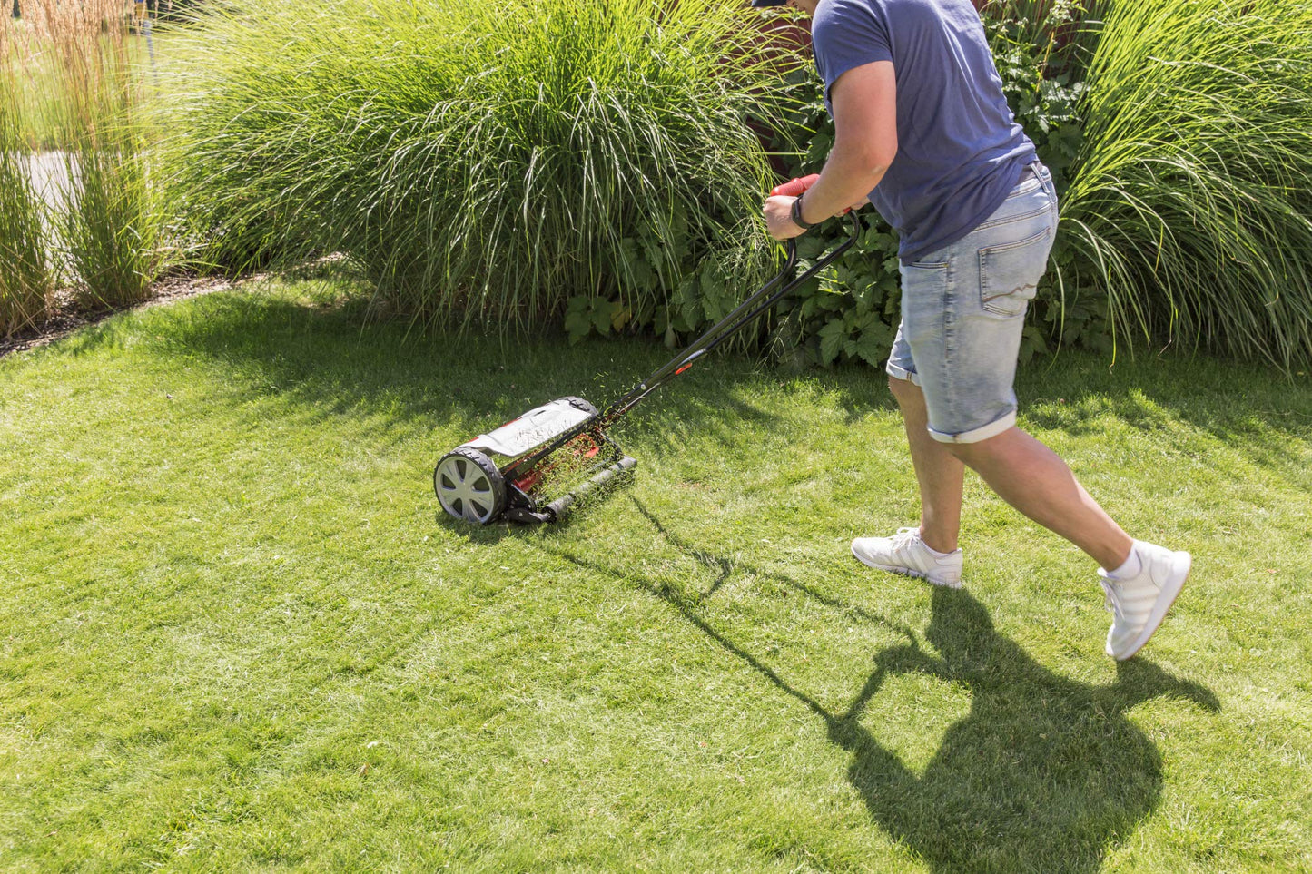 AL-KO Razor Cut 38.1 HM Comfort Manual Cylinder Lawn Mower, 38 cm cut width, Ideal 250sqm., Grey