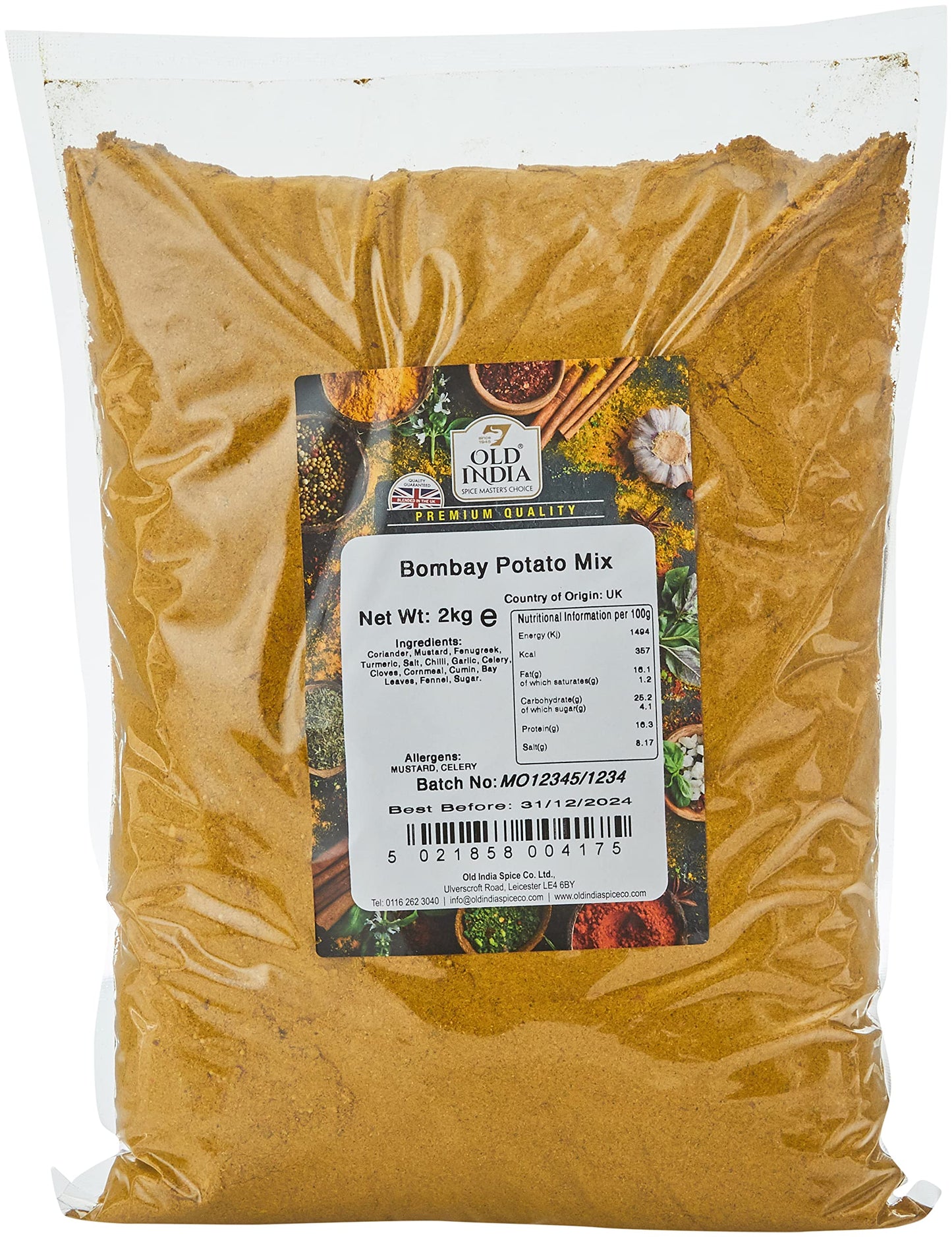 Old India Bombay Potato Mix 2kg