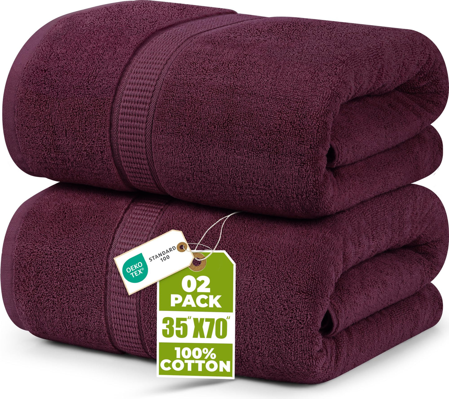 Utopia Towels - Premium Jumbo Bath Sheet (90 x 180 cm, 8 Pack) - 100% Ring Spun Cotton Highly Absorbent and Quick Dry Extra Large Bath Sheet