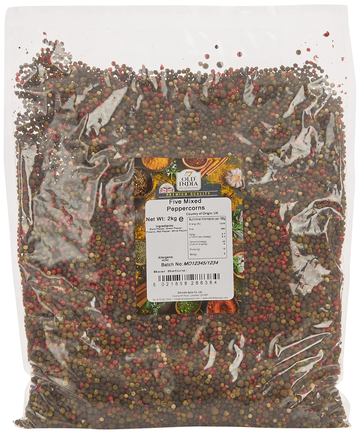 Old India Five Mixed Peppercorns 2kg