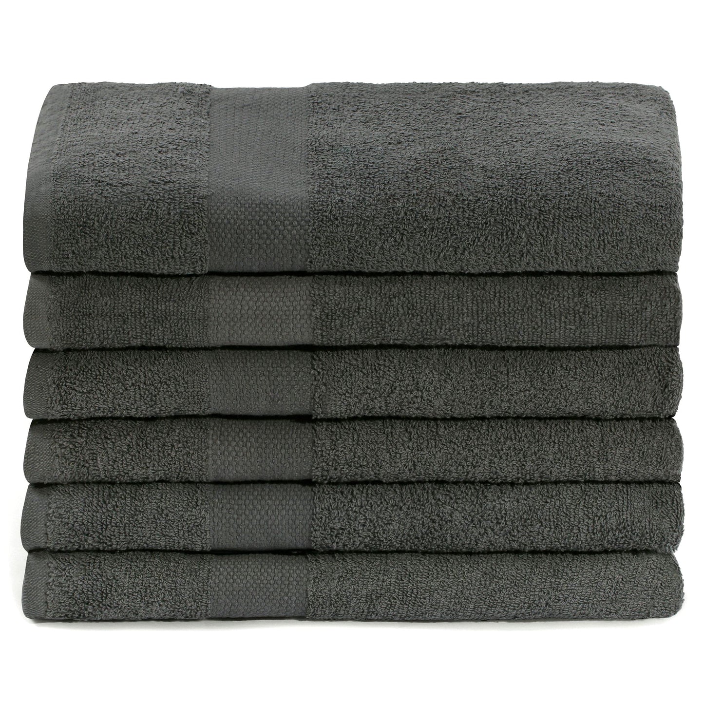 Simpli-Magic 79405 Bath Towels, Gray, 25x50 Inches Towels for Pool, Spa, and Gym Lightweight and Highly Absorbent Quick Drying Towels