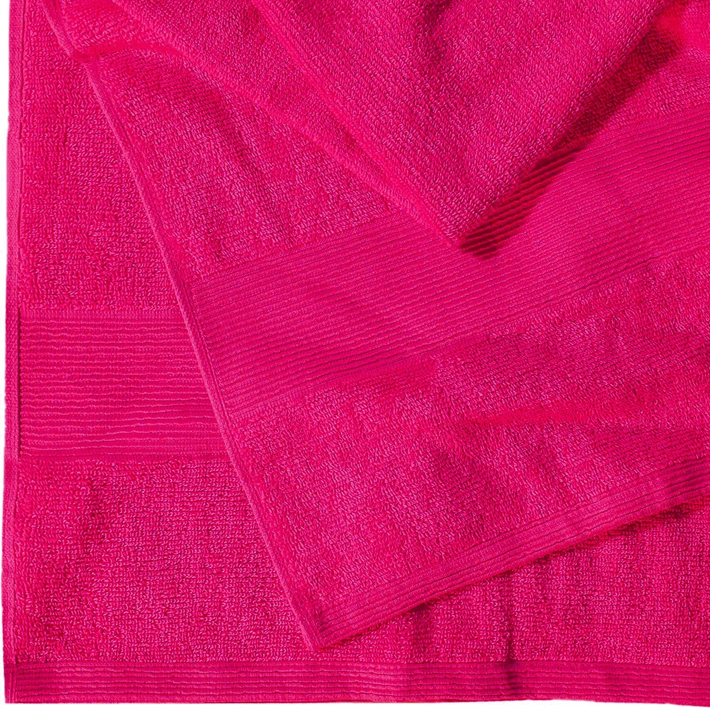 Textile Do Extra Large Super Jumbo Bath Sheet Towel 100% Egyptian Cotton XL Bath Sheets(100 x 200 cm-600 GSM) (Hot Pink)