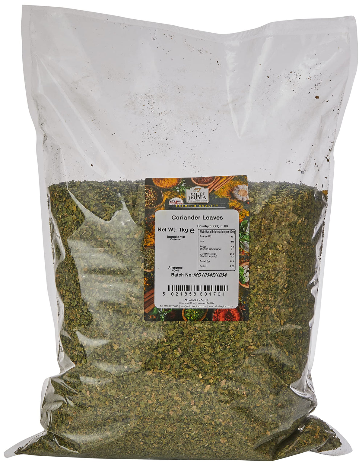 Old India Coriander Leaves 1kg