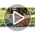 ACTIVE FOREVER Picnic Blanket Portable, 200x200CM Extra Large Waterproof Picnic Mats with Carrying Handle, Outdoor Multipurpose Rugs for Camping, Travel, Park, Beach, Garden, Black Gray Plaid