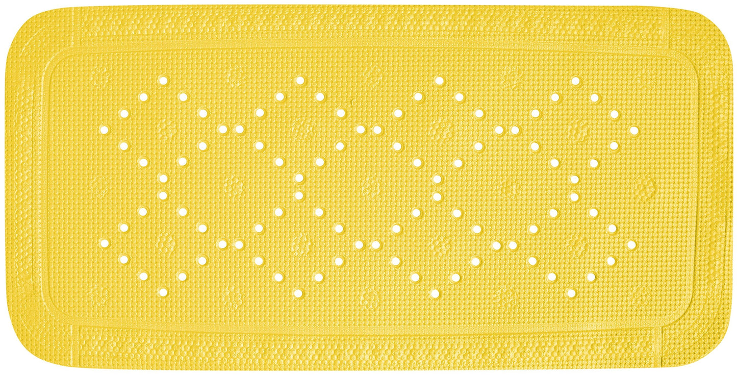 Spirella 71 x 36 Yellow Collection Alaska Shower Mat, PVC
