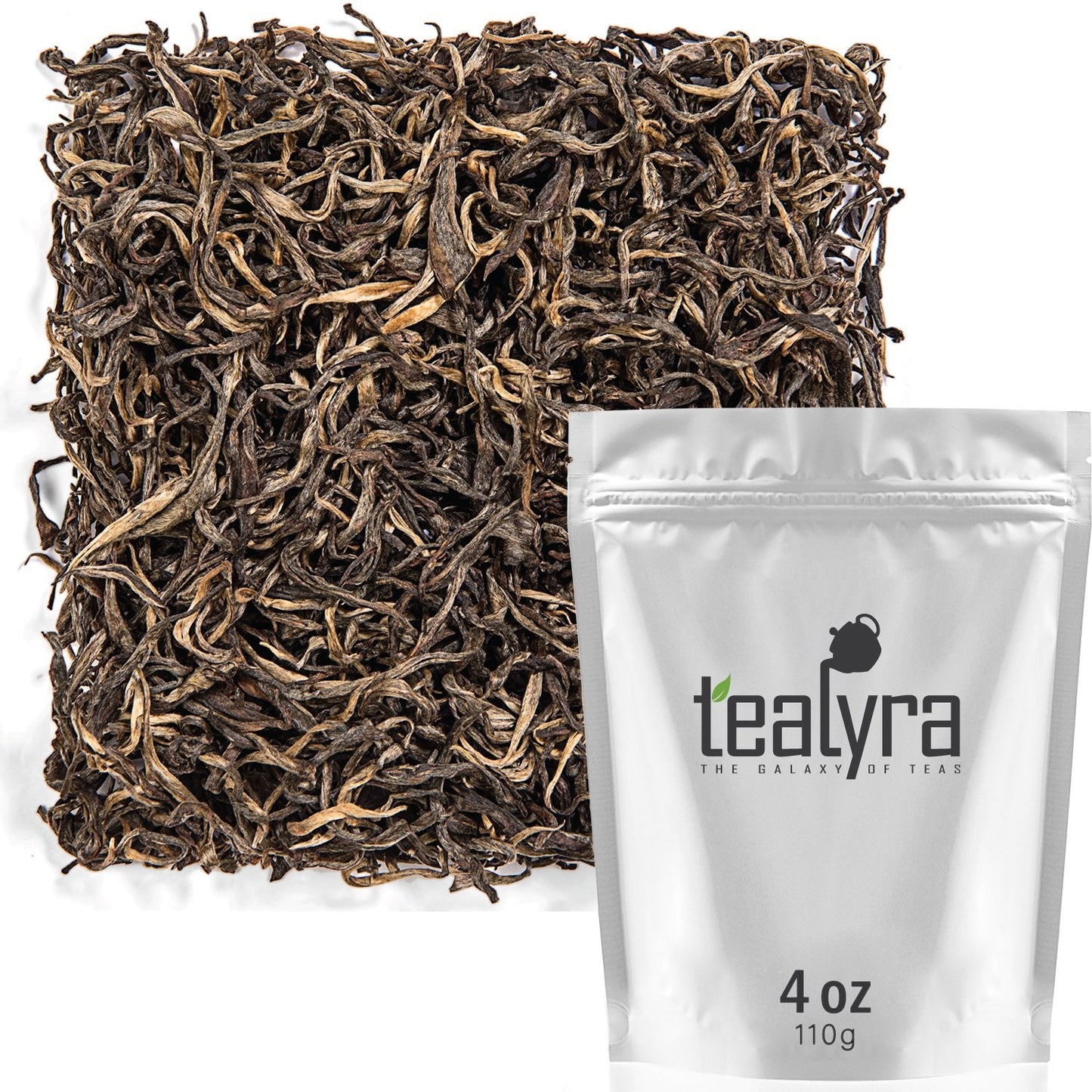 Tealyra - Huang Cha - Rare Yellow Tea - Best Chinese Yellow Loose Leaf Tea - Antioxidants Rish - Caffeine Medium - 110g