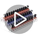 BTremary 3 Packs Clear Nail Polish Organiser Stand Shelf Rack, Acrylic Display Stand For Sunglasses Essential Oils, Paint Organiser Rack, Nail Varnish Storage to 36 Bottles (Fit 1-2oz Bottles)